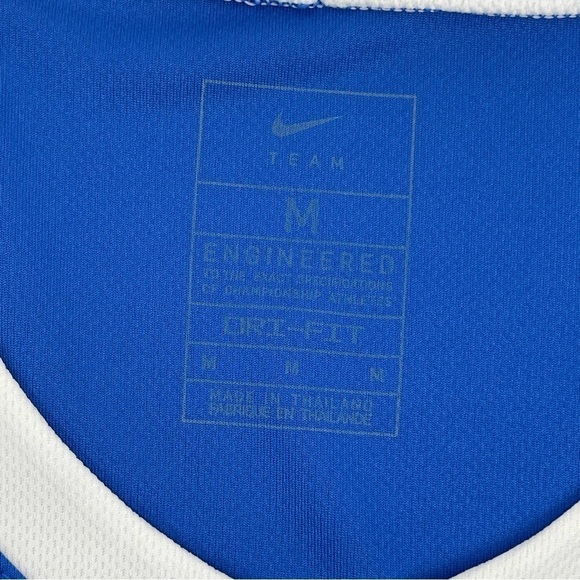 Nike Women's Size Medium White Blue  Elite Basketball Jersey AV2219-494 NWT - Picture 6 of 8